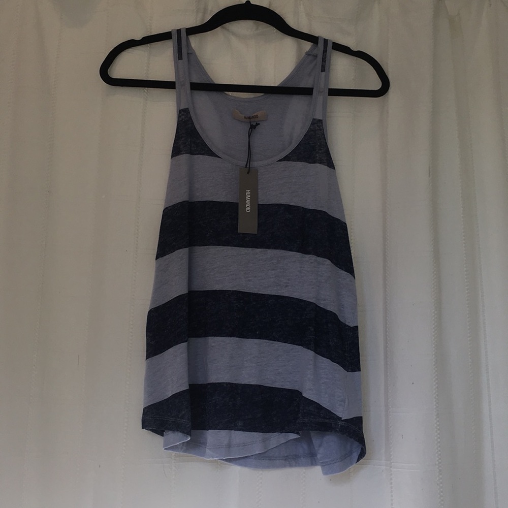 NWT Humanoid stripe tank